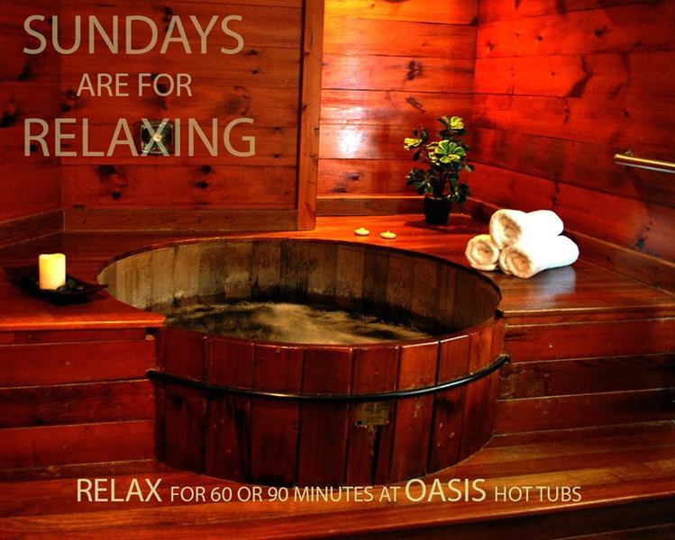 Oasis Hot Tubs Inc. Its a Relaxing Time at Oasis...Call for a